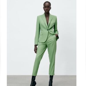 Zara Ankle Pants & Blazer Suit SET!💚